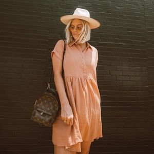 Listicle Coral Dress